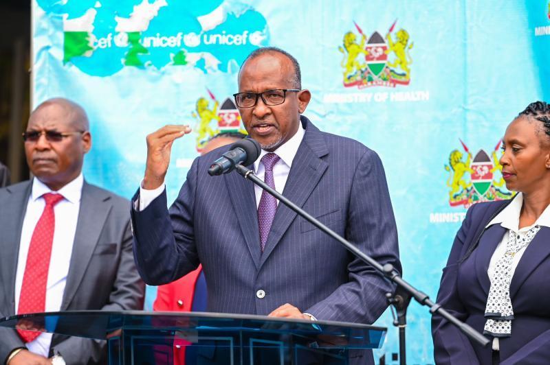 File image of Health CS Aden Duale.